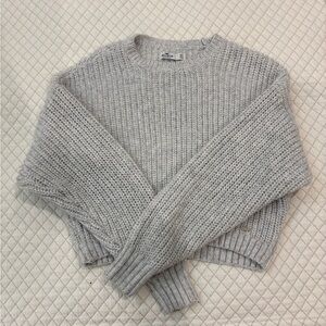 Cropped Knit Women's Sweater